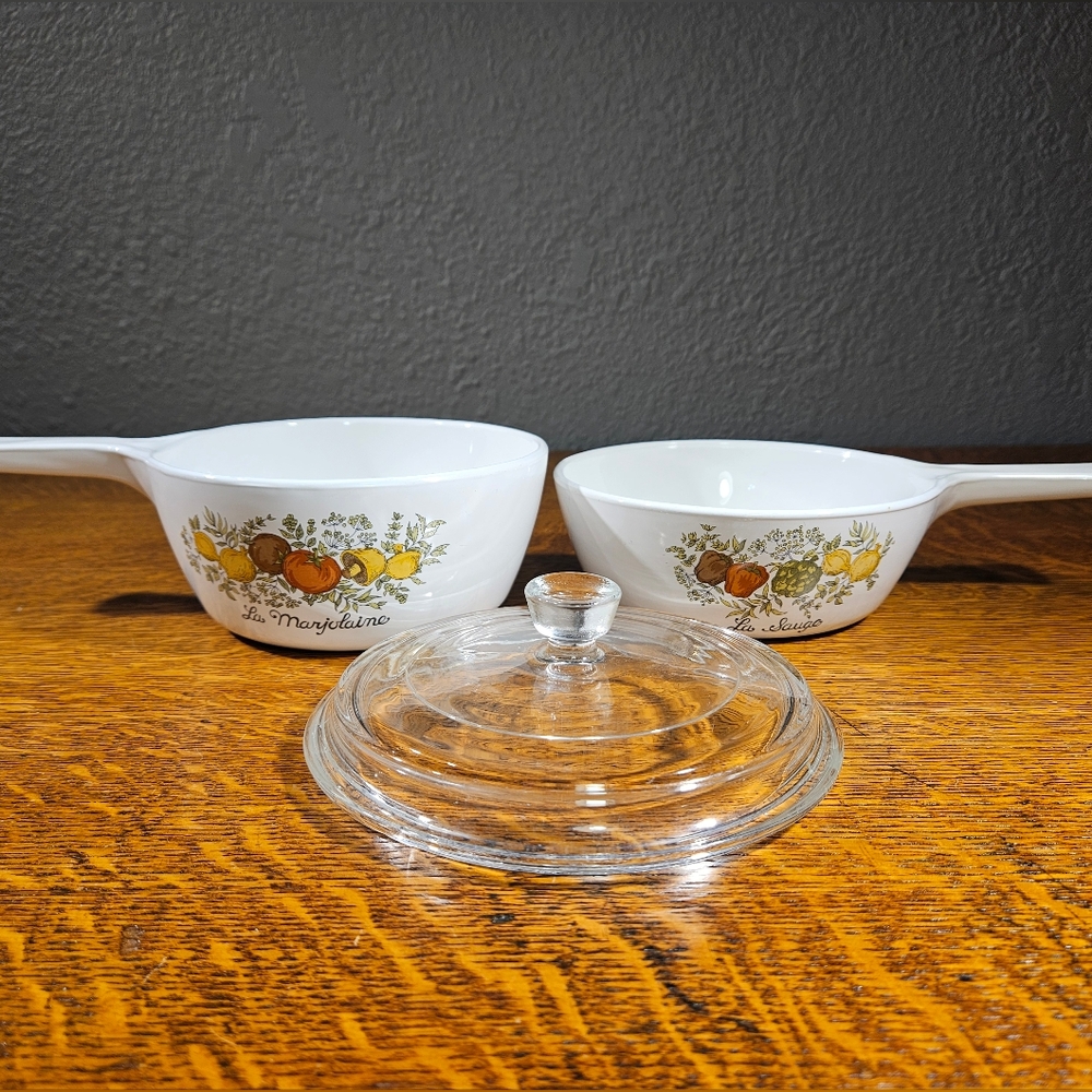 Corningware Spice of Life Saucepan and Lid 3 Piece Vintage - Picture 2 of 16